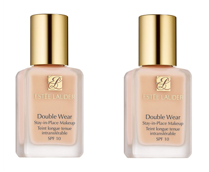 Estee Lauder Double Wear Stay-in-Place Makeup SPF 10 Duo Set — 1W1 Bone Набор из двух устойчивых тональных кремов для лица